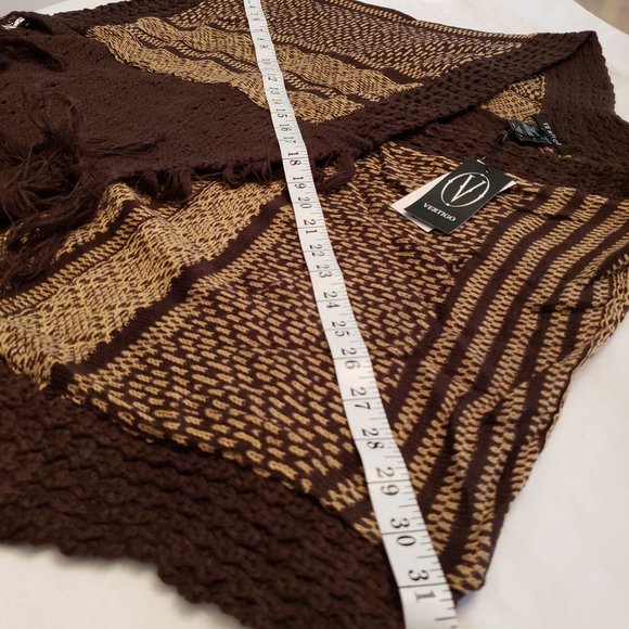 Vertigo Allover Print Fringe Kimono Cardigan NWT - Picture 13 of 16